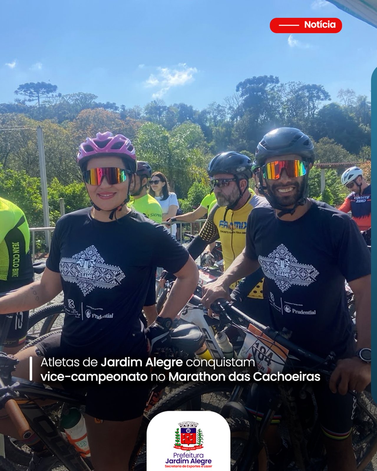 Jardim Alegre no pódio do Marathon das Cachoeiras