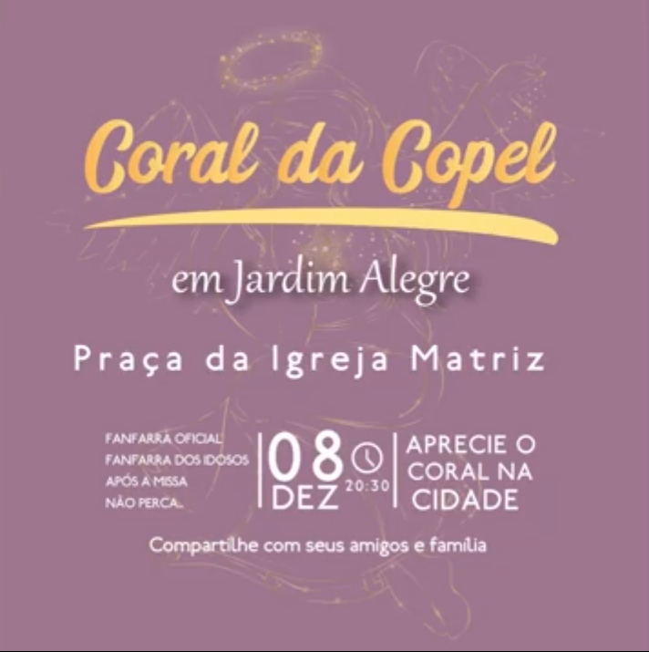 É domingo, Coral da Copel!