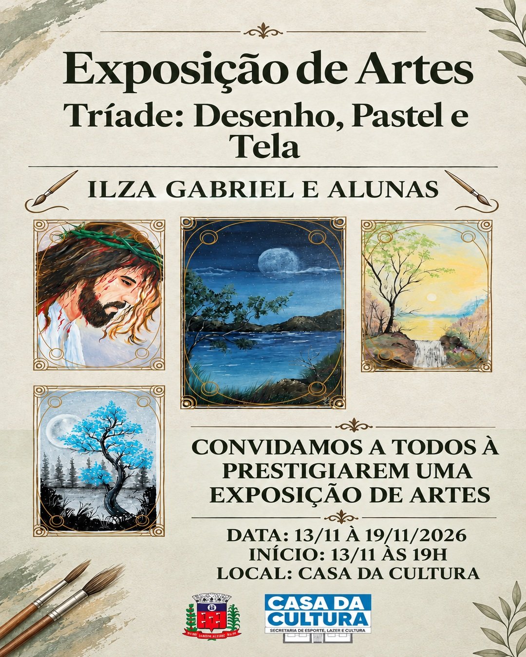 A arte ganha vida em Jardim Alegre